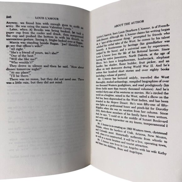 Louis L'Amour The Hills Of Homicide 1st British Edition HC 1987 Severn House Pub - Picture 15 of 15